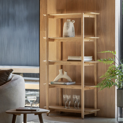 Burcroft Open Display Natural 900x380x1570mm