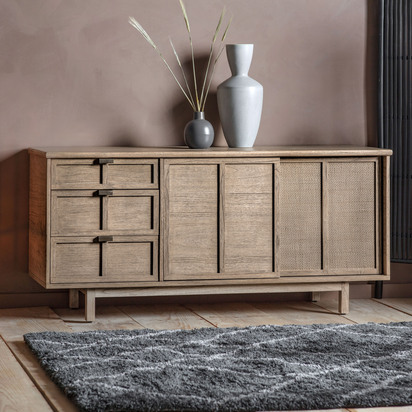 Eastfield 3 Drawer 2 Door Sideboard 1500x450x700mm