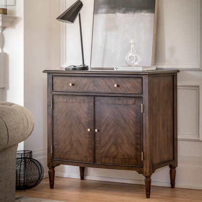 Elmshire 2 Door/1 Drawer Sideboard 1000x950x475mm  - Small