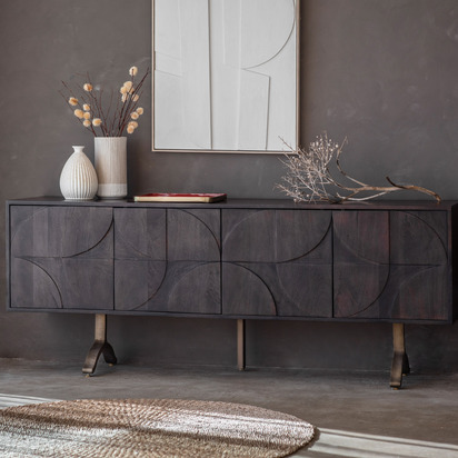 Highcott 4 Door Sideboard 1800x400x700mm