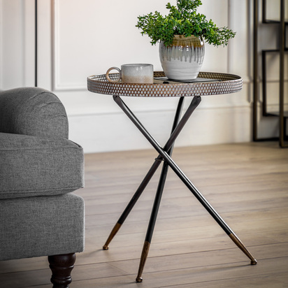 Brentshire Tripod Table 510x510x615mm