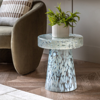 Fencombe Side Table White 395x395x465mm