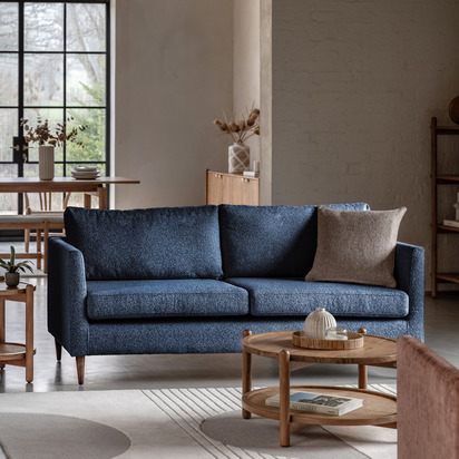 Burbury Sofa 3 Seater Charcoal 1870x840x840mm  - 3 Seater
