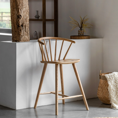 Alderwood Barstool Natural 530x520x950