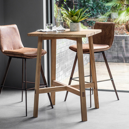 Hadbury Brown Stool (2pk)