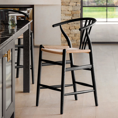 Linmore Bar Stool Black (2pk)