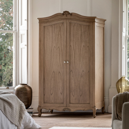 Ashwell 2 Door Wardrobe Weathered 2050x1190x650mm