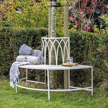 Loxley Outdoor Tree Bench Seat Gatehouse