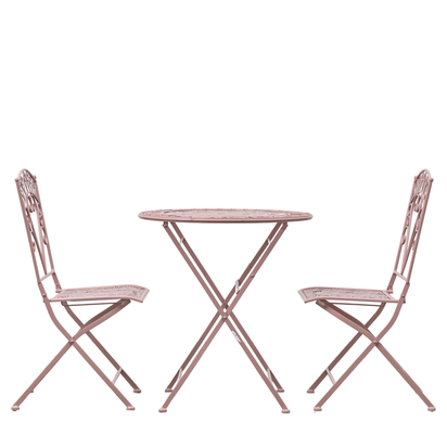 Selborne 2 Seater Bistro Set Pink