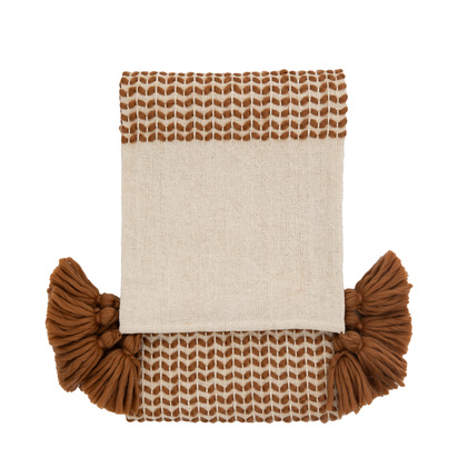 Bramfield Woven Throw Rust