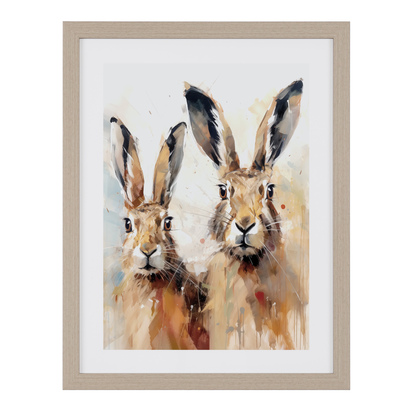 Studio Hattie and Harold Framed Art 440x30x340mm