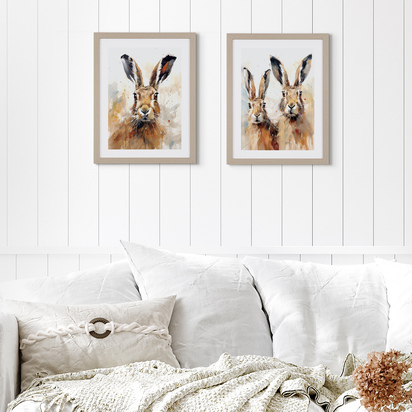 Studio Hattie and Harold Framed Art 440x30x340mm