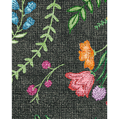 Springtime Lullaby Charcoal Multicolour Rug - 185 x 275 cm - All-In-One Rug
