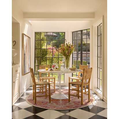 Flourish Rose Rug by Liberty - 75 x 365 cm - All-In-One Rug