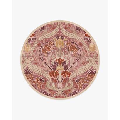 Flourish Rose Rug by Liberty - 245 Round cm - All-In-One Rug
