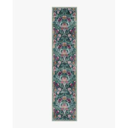 Flourish Teal Rug by Liberty - 75 x 365 cm - All-In-One Rug