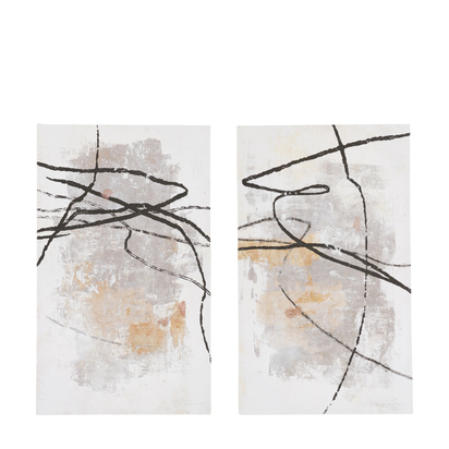 Flora Study Canvas Set of 2
