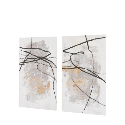 Flora Study Canvas Set of 2