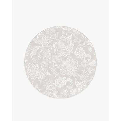 Christelle Silhouette Soft Grey Rug by Liberty - 185 Round cm - All-In-One Rug