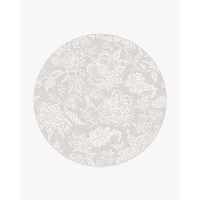 Christelle Silhouette Soft Grey Rug by Liberty - 245 Round cm - All-In-One Rug