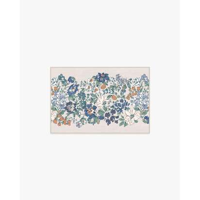 Honeydew Blue Rug by Liberty - 60 x 90 cm - All-In-One Rug
