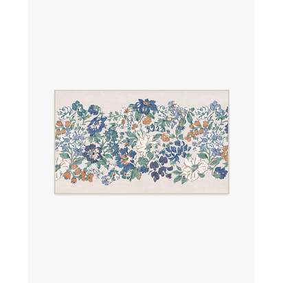 Honeydew Blue Rug by Liberty - 90 x 150 cm - All-In-One Rug