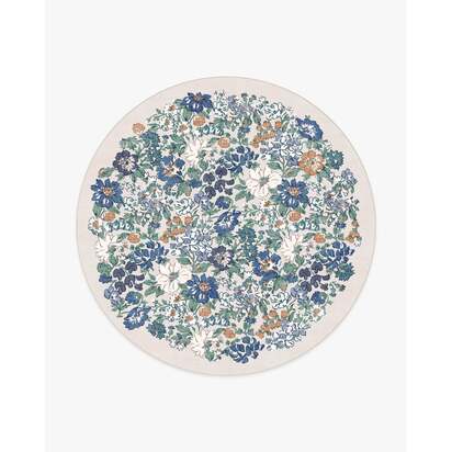 Honeydew Blue Rug by Liberty - 245 Round cm - All-In-One Rug