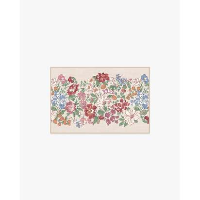 Honeydew Red & Pink Rug by Liberty - 60 x 90 cm - All-In-One Rug