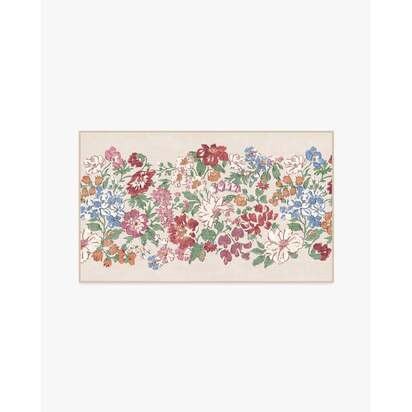 Honeydew Red & Pink Rug by Liberty - 90 x 150 cm - All-In-One Rug