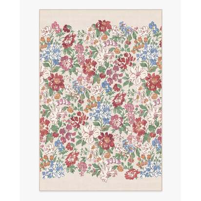 Honeydew Red & Pink Rug by Liberty - 185 x 275 cm - All-In-One Rug