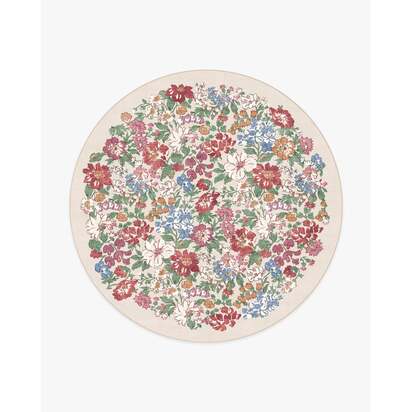 Honeydew Red & Pink Rug by Liberty - 245 Round cm - All-In-One Rug