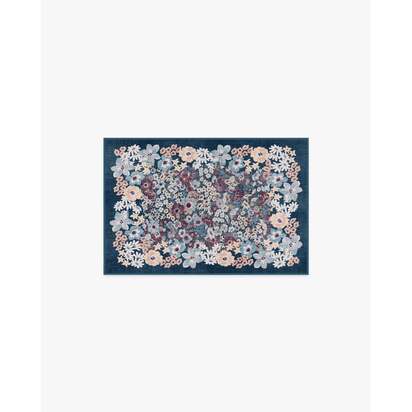 Artemis Midnight Blue Rug by Liberty - 60 x 90 cm - All-In-One Rug