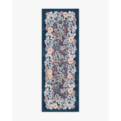 Artemis Midnight Blue Rug by Liberty - 75 x 215 cm - All-In-One Rug