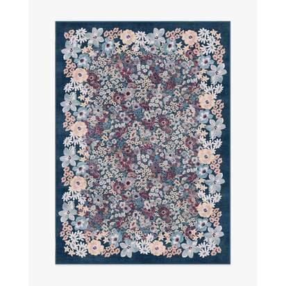 Artemis Midnight Blue Rug by Liberty - 150 x 215 cm - All-In-One Rug