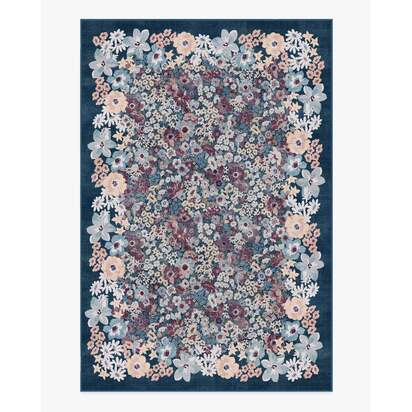 Artemis Midnight Blue Rug by Liberty - 185 x 275 cm - All-In-One Rug