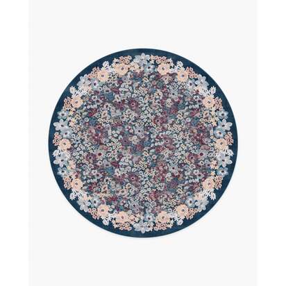 Artemis Midnight Blue Rug by Liberty - 245 Round cm - All-In-One Rug