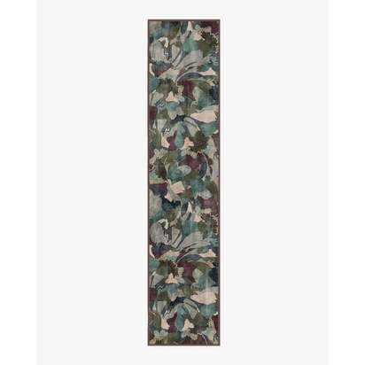 Peony Promenade Aubergine Rug by Liberty - 75 x 365 cm - All-In-One Rug