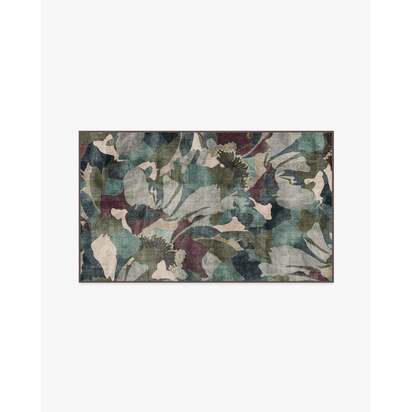 Peony Promenade Aubergine Rug by Liberty - 90 x 150 cm - All-In-One Rug