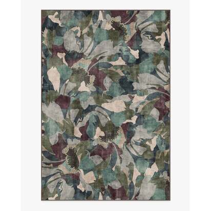 Peony Promenade Aubergine Rug by Liberty - 200 x 290 cm - All-In-One Rug