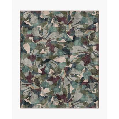 Peony Promenade Aubergine Rug by Liberty - 245 x 305 cm - All-In-One Rug
