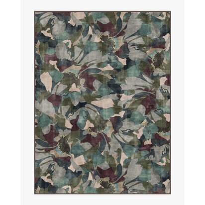 Peony Promenade Aubergine Rug by Liberty - 275 x 365 cm - All-In-One Rug