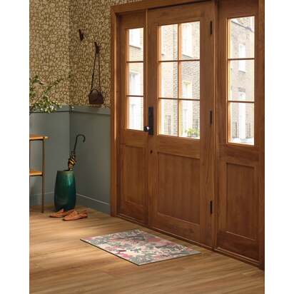 Parchment Shadow Pink Rug by Liberty - 245 Round cm - All-In-One Rug