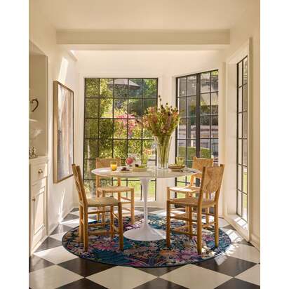 Fresco Midnight Rug by Liberty - 120 x 185 cm - All-In-One Rug
