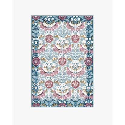 Persephone Ivory & Blue Rug by Liberty - 120 x 185 cm - All-In-One Rug