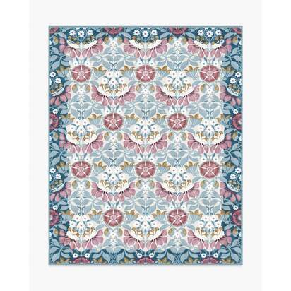 Persephone Ivory & Blue Rug by Liberty - 245 x 305 cm - All-In-One Rug