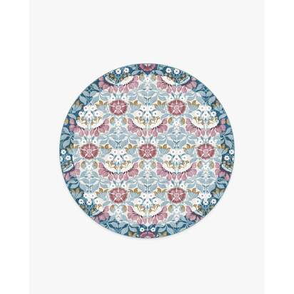 Persephone Ivory & Blue Rug by Liberty - 185 Round cm - All-In-One Rug