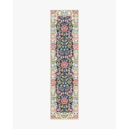 Persephone Midnight & Cream Rug by Liberty - 75 x 305 cm - All-In-One Rug