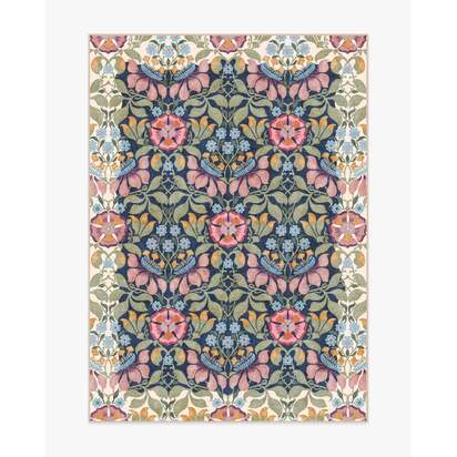 Persephone Midnight & Cream Rug by Liberty - 150 x 215 cm - All-In-One Rug
