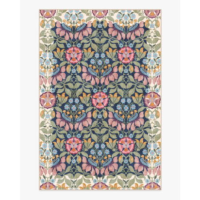Persephone Midnight & Cream Rug by Liberty - 185 x 275 cm - All-In-One Rug
