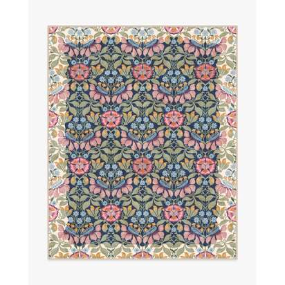 Persephone Midnight & Cream Rug by Liberty - 245 x 305 cm - All-In-One Rug